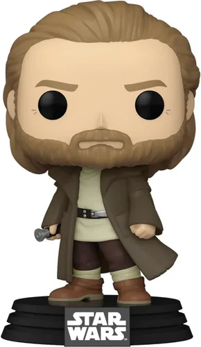 Vista 5 de POP Star Wars: OBI-Wan Kenobi Funko Figura de vinilo (paquete con funda protectora de caja compatible), multicolor, 3.75 pulgadas