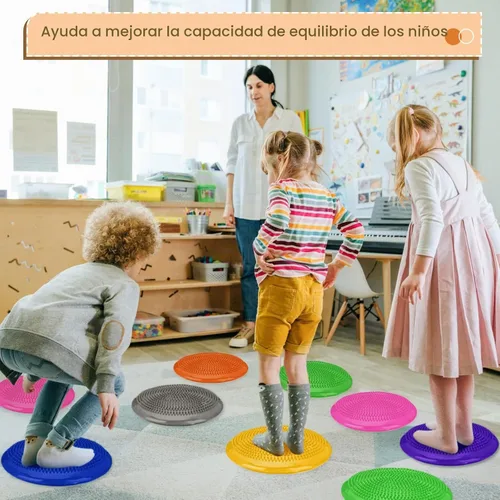 Vista 7 de Amylove Cojines tambaleantes inflados de 13 pulgadas para niños Surtido