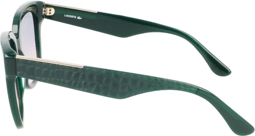 Vista 3 de Lacoste Lentes de sol rectangulares L970S para mujer color verde opalino talla única Verde opalina