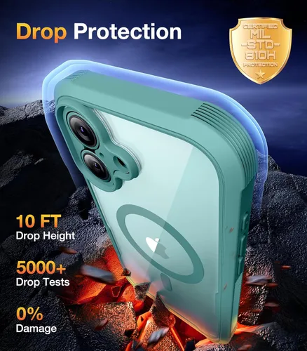 Vista 877 de DIACLARA - Funda transparente compatible con iPhone XR 6.1 pulgadas 2018