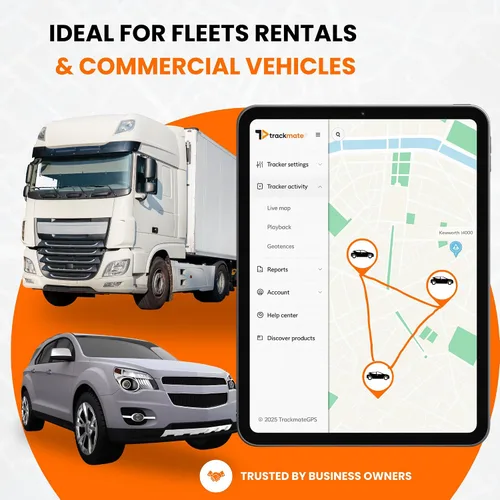 Vista 3 de Rastreador GPS TrackmateGPS Dash T11 para vehículos, seguimiento en tiempo real, prevención de robo, cerradura/desbloqueo de puertas, sin contrato