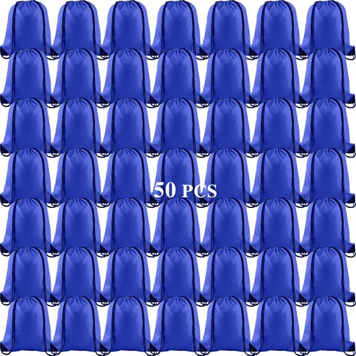 Vista 44 de KUUQA Mochila con cordón a granel, bolsas de almacenamiento para deporte, gimnasio, viajes, Negro, Viajar