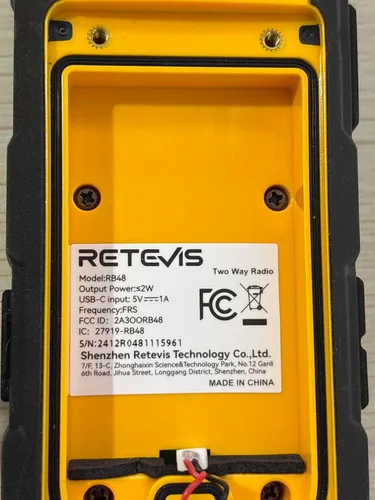Vista 12 de Retevis RB48 - Walkie Talkies de Largo Alcance, Radios de 2 Vías MIL-STD 810H de Alta Resistencia con Auricular, Resistente al Agua IP67, 2000 mAh