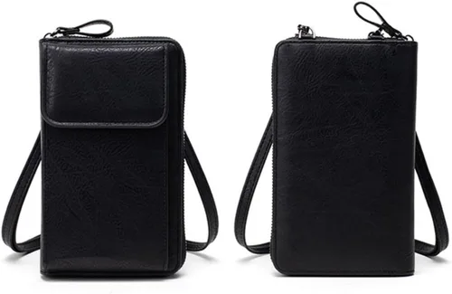 Vista 6 de Mini bolso cruzado para teléfono celular para mujer, bolso ligero con soporte para hombro