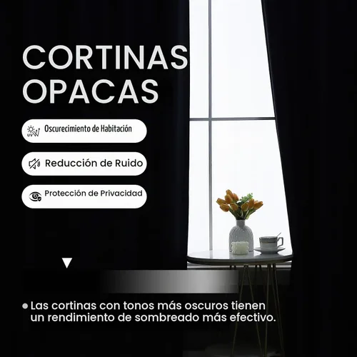 Vista 5 de Cortinas opacas de terciopelo beige para dormitorio de 52 x 72 pulgadas de largo, juego de 2 paneles - Cortinas con bloqueo de luz UV y reducción