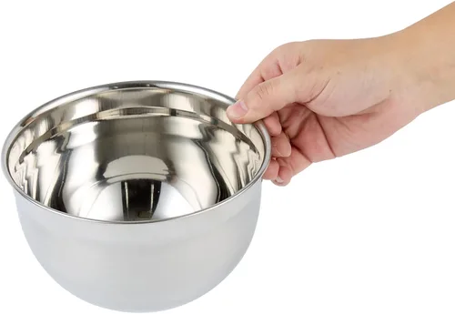 Vista 12 de Restaurantware Met Lux - Cuencos de metal de 2 cuartos de galón, 1 cuenco de harina alemán profunda, resistente a la corrosión, apto