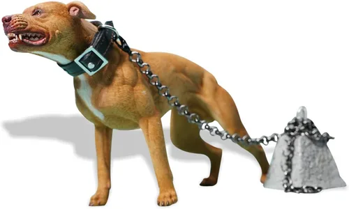 Vista 9 de JXK American Pit Bull Terrier - Figura coleccionable de resina para Jxk129a