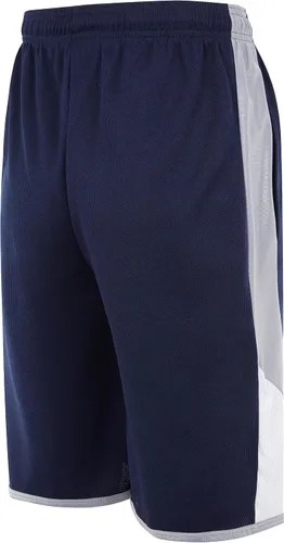 Vista 5 de Starting 5 Pantalones cortos de baloncesto para hombre con bolsillos, pantalones cortos de entrenamiento de gimnasio para hombre, paquete de 4