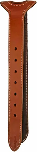 Vista 4 de Circle Y 7/8 Y Off Strap Durable Adjustable Double-Ply Leather Western Equine Strap with Holes Ranch Riding & Horse Training