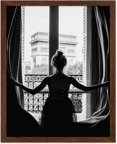 Vista 48 de Poster Master - Cartel de moda - Impresión de compras en París - Arte de fotografía de moda - Regalo glamuroso para ella, mujeres, fashionistas