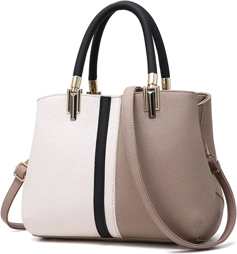 Vista 11 de FANDARE Elegante bolso de mano para mujer, impermeable, de piel sintética