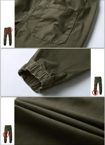 Vista 5 de Match Pantalones deportivos de tela de algodón para hombre