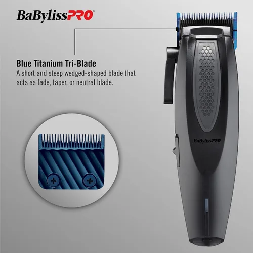 Vista 3 de BaBylissPRO LithiumFX Cord/Cordless Lithium Ergonomic Hair Clippers for Men