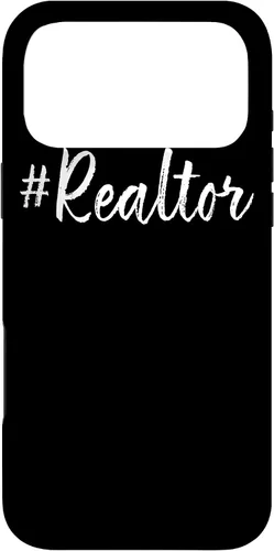 Vista 22 de Hashtag Realtor Real Estate Agent Business Gifts Funny Quote Case for iPhone 17