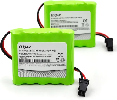 Vista 7 de Paquete de 2 baterías AA de 6 V 2000 mAh para paneles 600-XTI-BAT Simon XTi