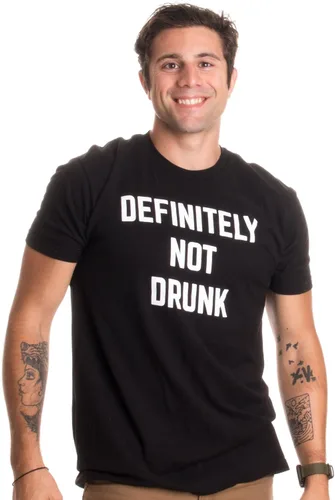 Vista 3 de Definitely Not Drunk Funny Bachelor Party Bar Festival Concert Beer T-Shirt