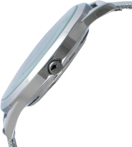 Vista 5 de Peugeot - Reloj de vestir de malla de acero inoxidable para hombre