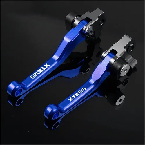 Vista 7 de Manillar de palancas para Yamaha XTZ125 XTZ 125 2003-2016 2014 2013 2012 2011 2010 2009 2008 2007 2006 2005 2004 Motocross Accesorios Pivot ke Negro