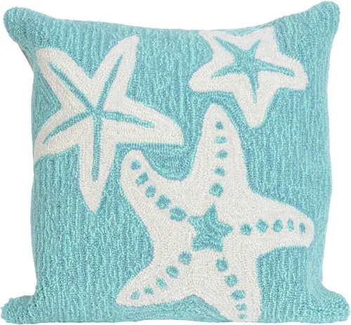 Vista 9 de Liora Manne Decorativo, insertos y fundas Ahoy azul marino, cojines de 18 x 18 pulgadas