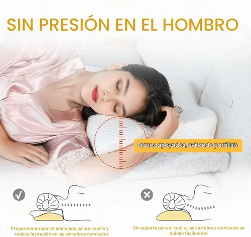 Vista 5 de Almohada cervical para el cuello para aliviar el dolor
