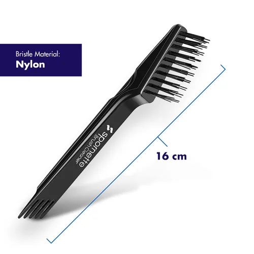 Vista 6 de Spornette Ion Fusion Vent Brush 176 Bundle con limpiador de cepillo para el cabello