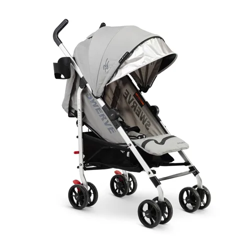 Vista 10 de Baby Delight Carriola Swerve Ligera para viajes y todos los días Reclinación multiposición Plegado compacto Almacenamiento extra Negro