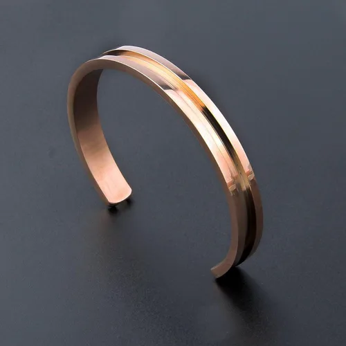Vista 5 de Zuo Bao - Brazalete con mensaje inspirador, cierre de cordón