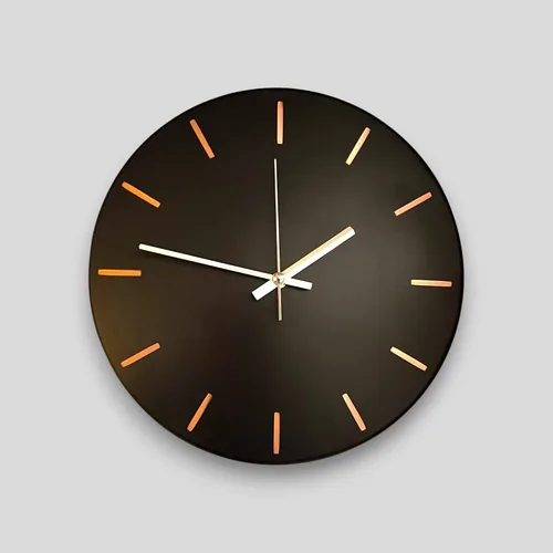 Vista 17 de Reloj de pared de cobre puro hecho a mano para decoración del hogar, reloj decorativo para sala de estar, dormitorio y cocina, arte mural decorativo