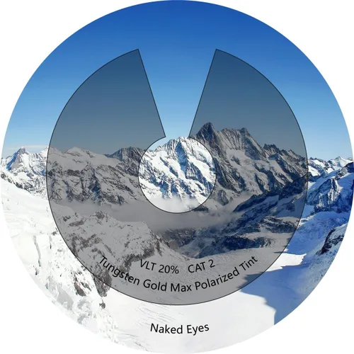 Vista 4 de Tintart Lentes de repuesto compatibles con Oakley Gascan OO9014 Polarized Etched