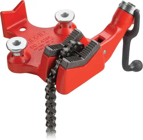 Vista 5 de RIDGID Tornillo de banco de tornillo superior modelo BC810 40215, tornillo de banco para tubería y tubería de 1/2 a 8 pulgadas y tornillo superior
