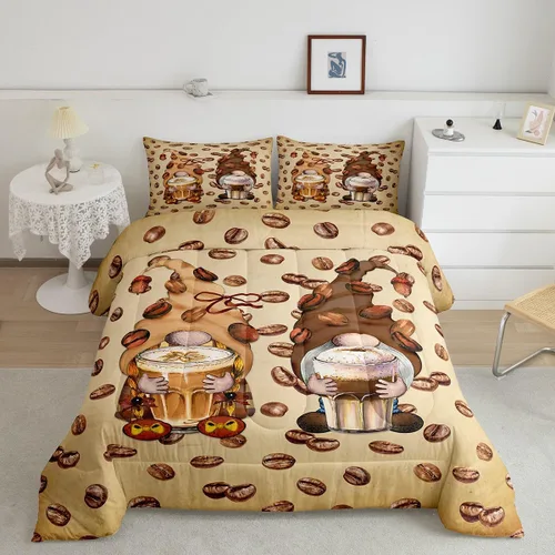 Vista 12 de Erosebridal Juego de edredón vintage de abeja para mujer, juego de ropa de cama rústica de margaritas tamaño individual, relleno de edredón de abeja