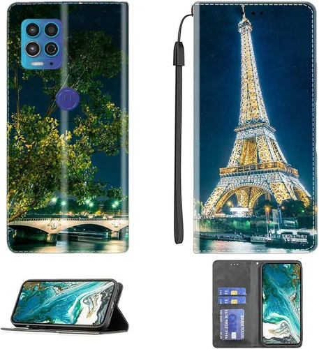 Vista 256 de jioeuinly ATT Motivate 2 - Funda compatible con ATT Motivate 2, funda con soporte abatible y cierre magnético DJS