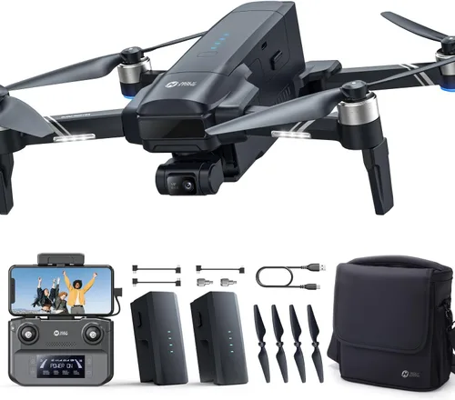 Vista 9 de Holy Stone HS600 - Drones con cámara para adultos con cardán de 2 ejes 4K EIS, ID remoto integrado, transmisión de rango de 6096 metros, dron