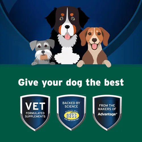 Vista 8 de Paquete de K9 Advantix II para perros medianos de 11 a 20 libras. Suministro de 6 meses + equilibrio probiótico para mascotas + suplemento