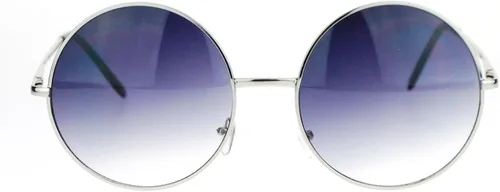 Vista 20 de Hippie Groovy Gradient Oversize Anteojos de sol redondos Lennon grandes
