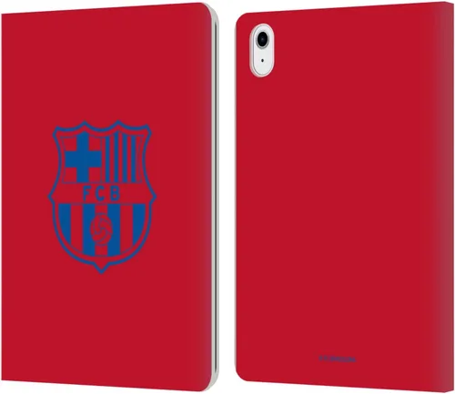 Vista 11 de Head Case Designs Funda de cuero con licencia oficial del FC Barcelona Barca Crest Pattern compatible con Apple iPad Air 2020/2022