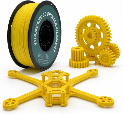 Vista 10 de Filamento PETG para impresora 3D, precisión dimensional +/- 0.001 in, carrete de 2.2 libras, 0.069 in, plateado 2.2 lbs plata