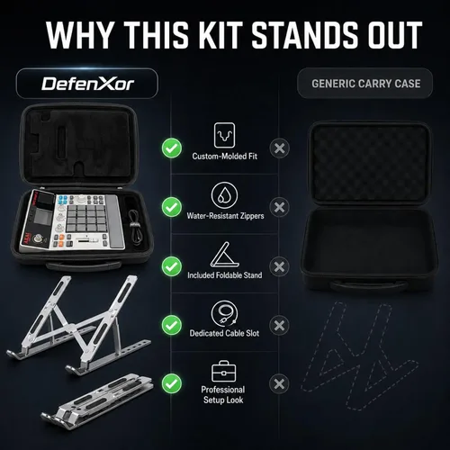Vista 6 de MPC Sample Case para Akai Professional, carcasa rígida con Negro