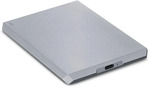 Vista 15 de LaCie Mobile Drive, disco duro externo portátil de 5TB - Plata Lunar, USB-C 3.2, para PC y Mac, reciclado post-consumo, con Adobe All Apps Plan