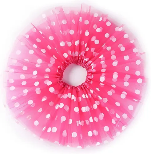 Vista 11 de Tutú de lunares con diadema de orejas de ratón para niñas, disfraz de Halloween, accesorios de disfraces de cumpleaños