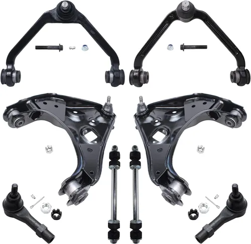 Vista 166 de Detroit Axle - Kit de suspensión frontal de 8 piezas para Chevy Silverado