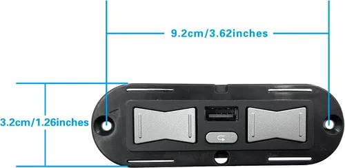 Vista 3 de Power Recliner Emomo 5 Button 5 Pin Hand Control Model HX90HUE Replacement with USB for Lift Chair