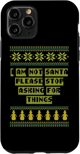 Vista 13 de iPhone 12 mini I Am Not Santa Stop Asking Things Christmas Parents Xmas Case