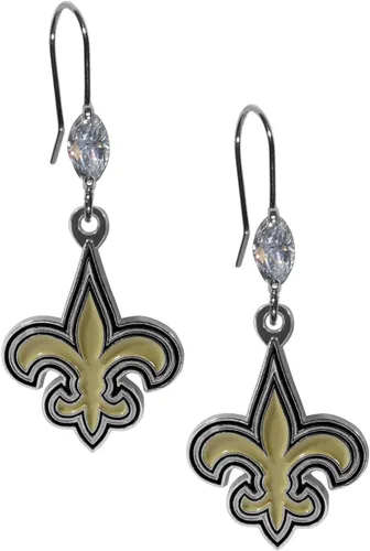 Vista 22 de Pendientes colgantes de cristal de la NFL