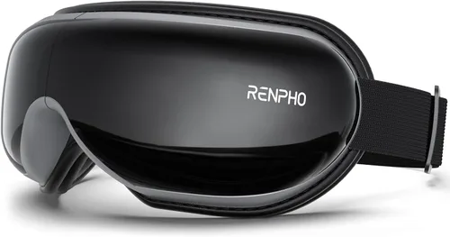 Vista 10 de RENPHO - Masajeador de ojos con control de voz de calor y enfriamiento, regalos de cumpleaños para mujeres y hombres, HSA elegible para FSA, máscara