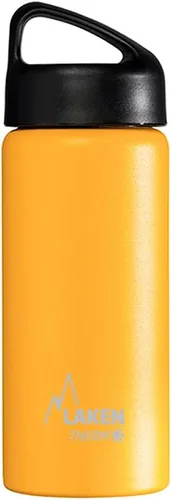 Vista 15 de Laken Thermo Classic - Botella de agua de acero inoxidable aislada al vacío de boca ancha Azul