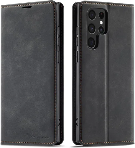 Vista 21 de QLTYPRI Funda tipo cartera para Samsung Galaxy S20 FE, 3 tarjeteros, color verde Funda de piel sintética de alta calidad, cierre magnético