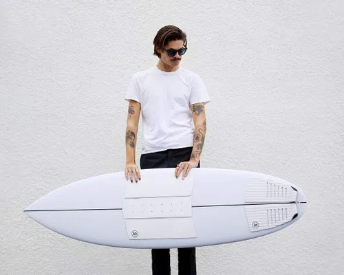 Vista 6 de SYMPL Almohadilla de tracción para tabla de surf, almohadilla de 3 piezas para surf, skimboarding, agarre máximo, adhesivo 3M, compatible con tablas