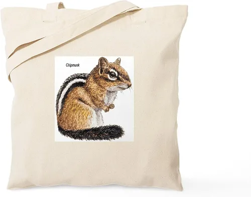Vista 20 de CafePress Bolsa de compras de lona beige natural reutilizable para rehabilitación de ardillas