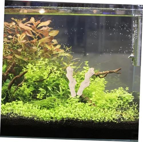 Vista 4 de Ipetboom Filtro de coral triturado para acuario para pecera de agua dulce Ph, 17.64 oz de material de filtración de medios de cerámica bio estanque